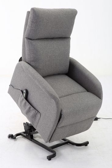 Fauteuil Relax électrique Avec Releveur Tissu Gris Clair Grenade